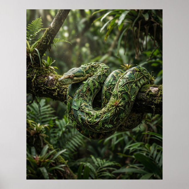 Snake Is Coming Shadow Path Poster (Front)