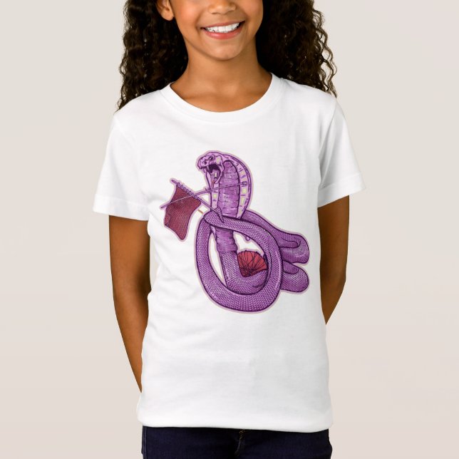 Snake Knitting T-Shirt (Front)