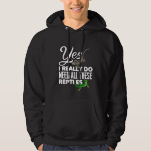 Snake Lizard Cool Reptiles Owner amphibian Hoodie