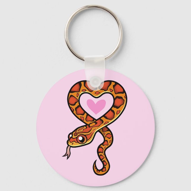 Snake Love Key Ring (Front)
