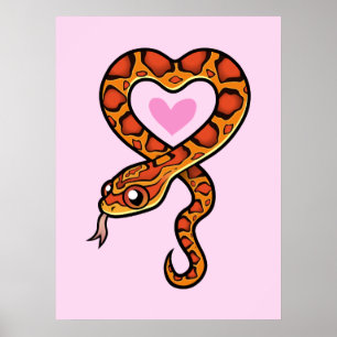 Snake Love Poster