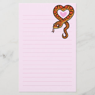 Snake Love Stationery