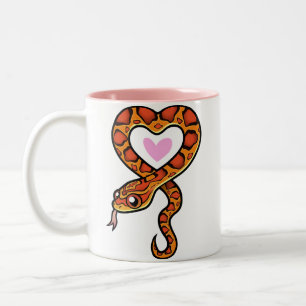 Snake Love Two-Tone Coffee Mug