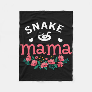 Snake Mama Gifts Womens Mom Cute Snake Pet Lover C Fleece Blanket
