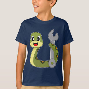 Snake Mechanic Wrench T-Shirt