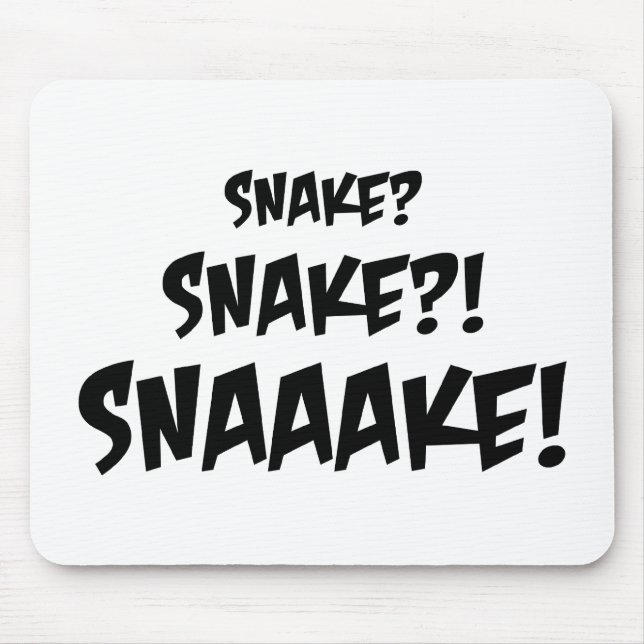 Snake? Mouse Mat (Front)