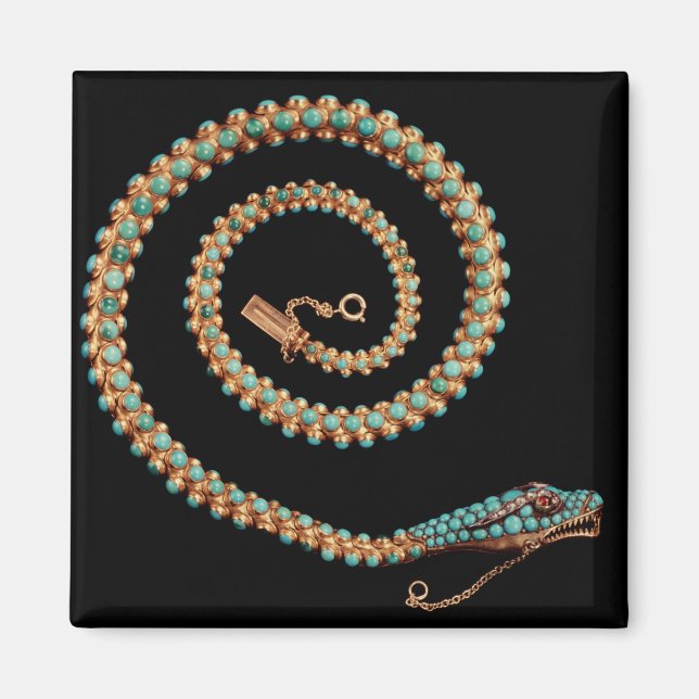 Snake necklace, 1844 magnet (Front)