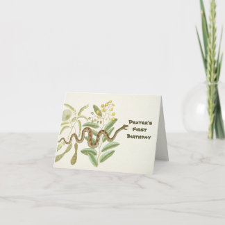 Snake note card