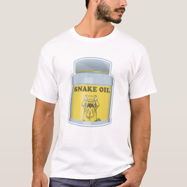 Snake oil alternative medicine T-Shirt (Front)