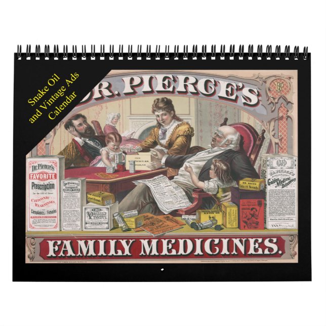 Snake Oil and Vintage Ads Calendar (Cover)