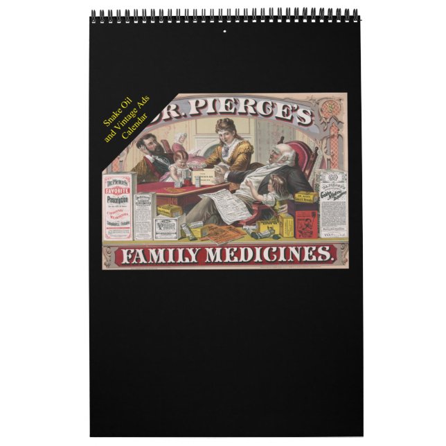 Snake Oil and Vintage Ads Calendar (Cover)