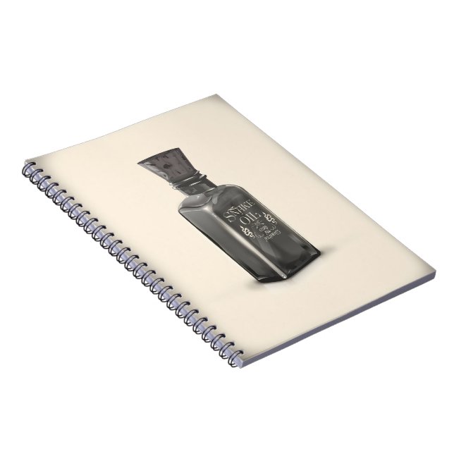 Snake Oil "Cure All Ailments" Bottle funny poster Notebook (Right Side)