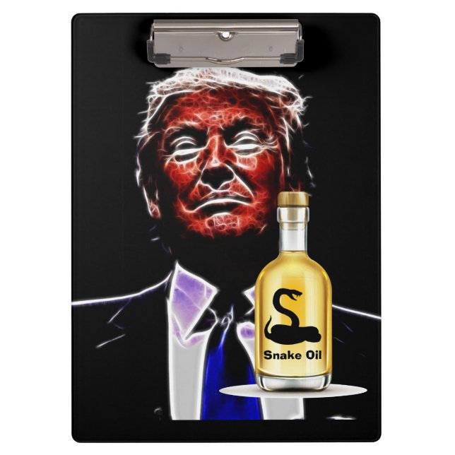 Snake Oil Salesman Clipboard (Front)
