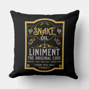 Snake oil salesman funny gifts for sales people   cushion