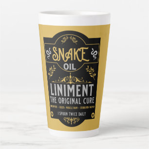 Snake oil salesman funny gifts for sales people   latte mug