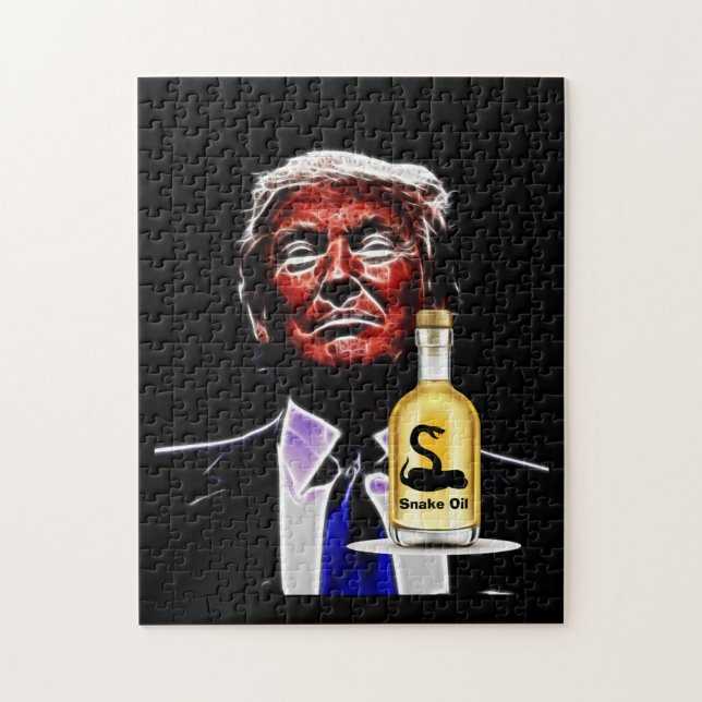 Snake Oil Salesman Jigsaw Puzzle (Vertical)