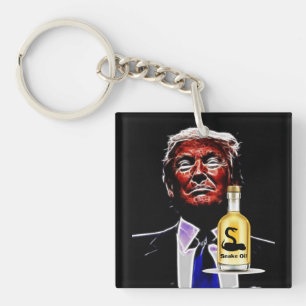 Snake Oil Salesman Keychain