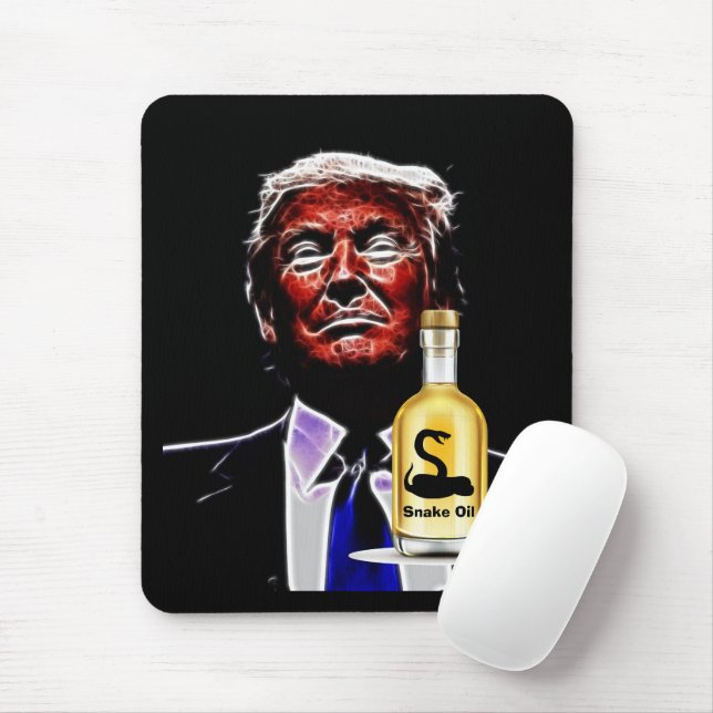 Snake Oil Salesman Mouse Pad (With Mouse)