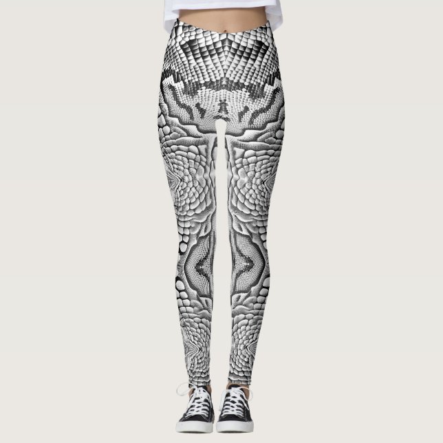 snake pattern snake leggings (Front)