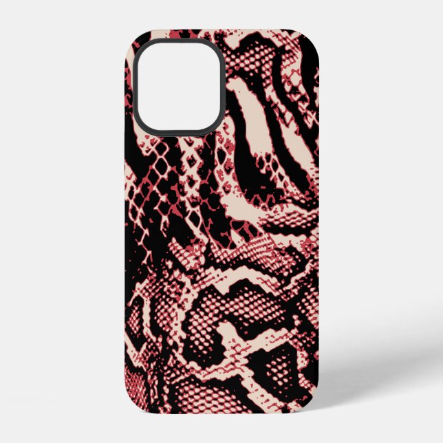 snake pattern texture art decor iPhone case (Back)