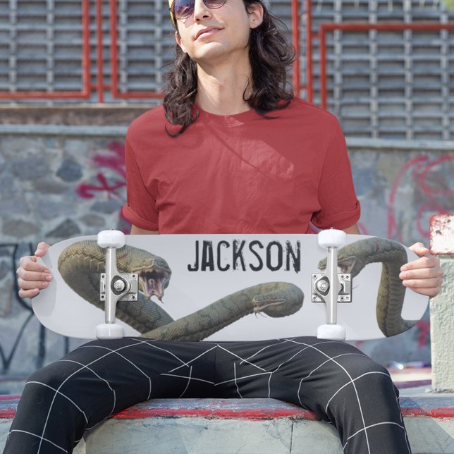 Snake Personalised Name Hydra Monster Skateboard (Creator Uploaded)