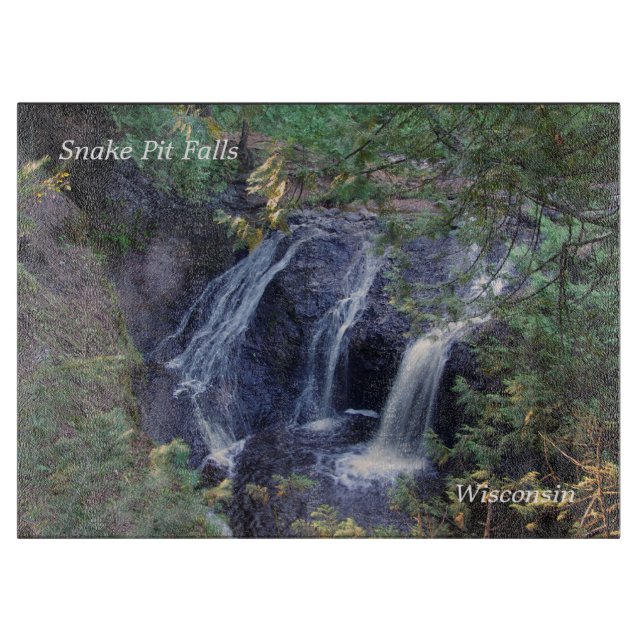 Snake Pit Falls cutting board (Front)