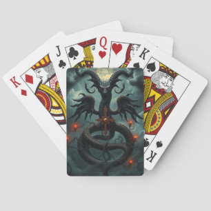 snake playing cards