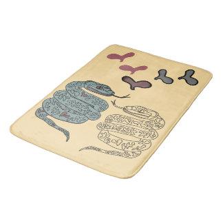 Snake print Bath Mat