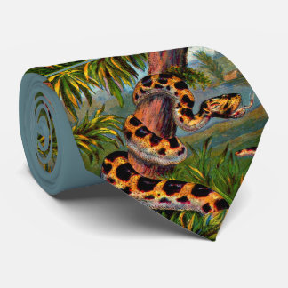 snake print tie