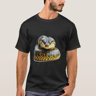 Snake python reptile powerful hypnotic dominant an T-Shirt
