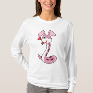 Snake Rabbit Heart T-Shirt