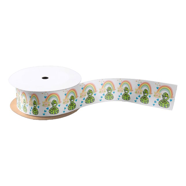 Snake Rainbow Satin Ribbon (Spool)