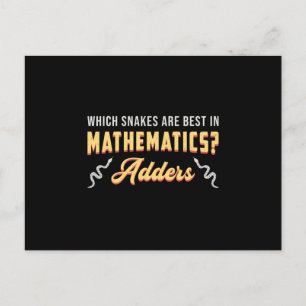 Snake Reptile Animal Cobra Snakers Pet Funny Gift Postcard