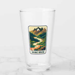 Snake River Idaho Colours Glass