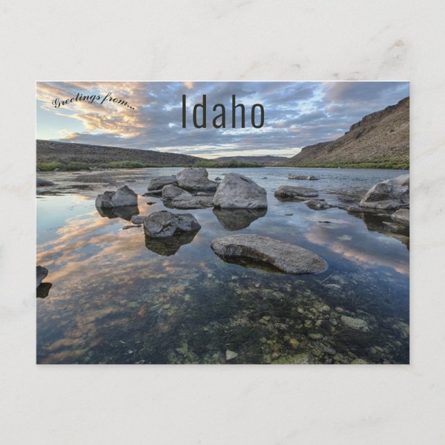 Snake River Idaho Postcard (Front)