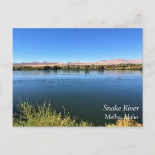 Snake River, Melba, Idaho Postcard