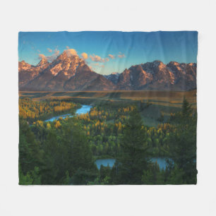 Snake River Overlook Fleece Blanket