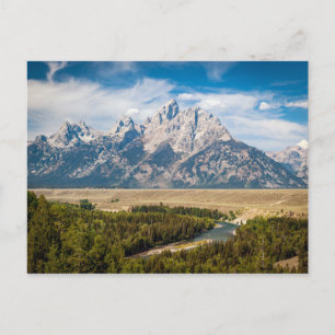 Snake River Overlook   Grand Teton National Park Postcard