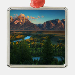 Snake River Overlook Metal Tree Decoration