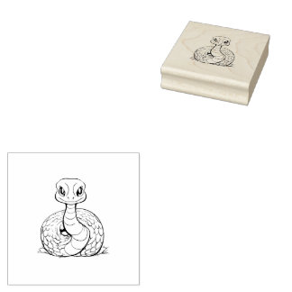 Snake Rubber Stamp