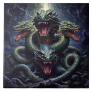 Snake Serpent Dragon Monster Fantasy Tile