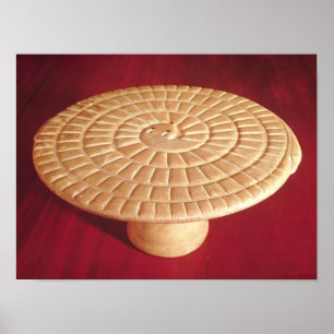 Snake shaped gaming board poster