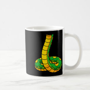 Snake Shirt Adult Men Women Kids Green Body Snake  Coffee Mug