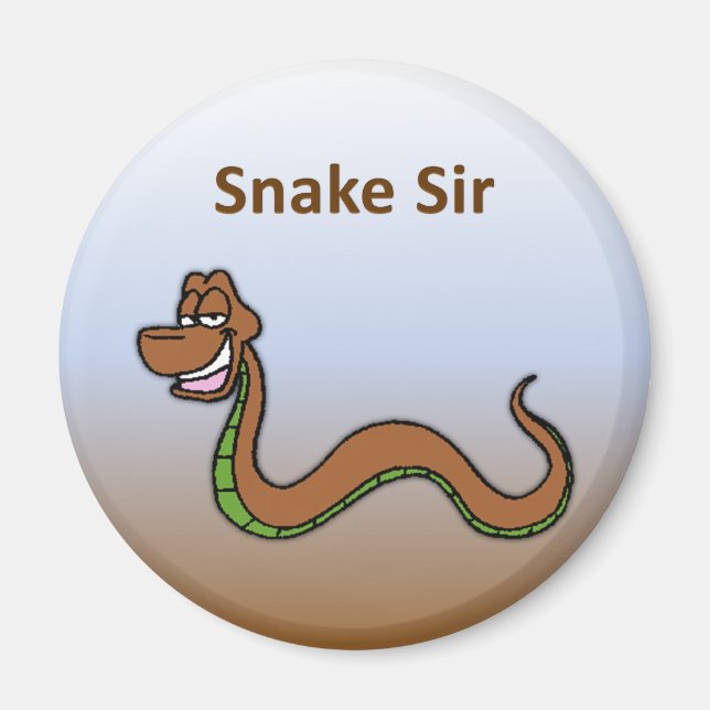 Snake Sir Magnet (Front)