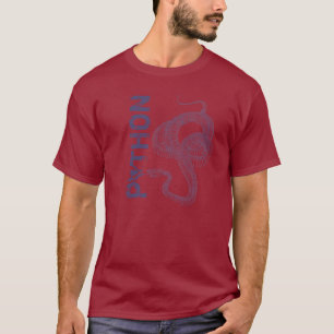 Snake skeleton, python tattoo style T-Shirt