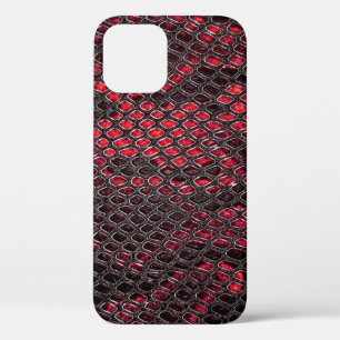 Snake skin: abstract background. iPhone 12 case