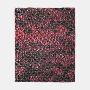 Snake skin: abstract background. fleece blanket