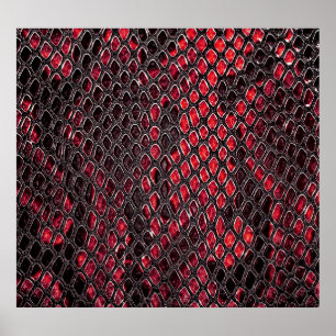 Snake skin: abstract background. poster