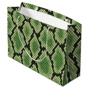 Snake skin, animal pattern, desert pattern large gift bag