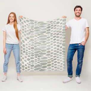 snake skin animal print fleece blanket